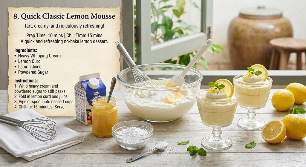 Quick Classic Lemon Mousse