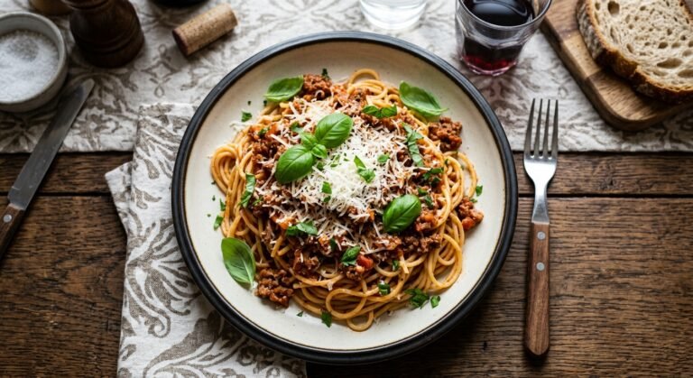 Classic Italian Spaghetti Bolognese
